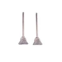 Cepillo de Cerdas de Acero Al Carbón de 1/2'' 2 Piezas
