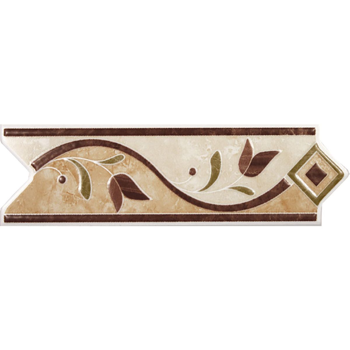 Cocemex - Cenefa Magnolia beige 6X20 cm