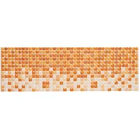 Cenefa Vetro baño naranja 8X25 cm