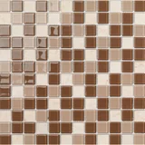 Malla Lyon beige/café 29.8X29.8 cm