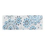 Cenefa Dovela gris/azul 7.5X20 cm