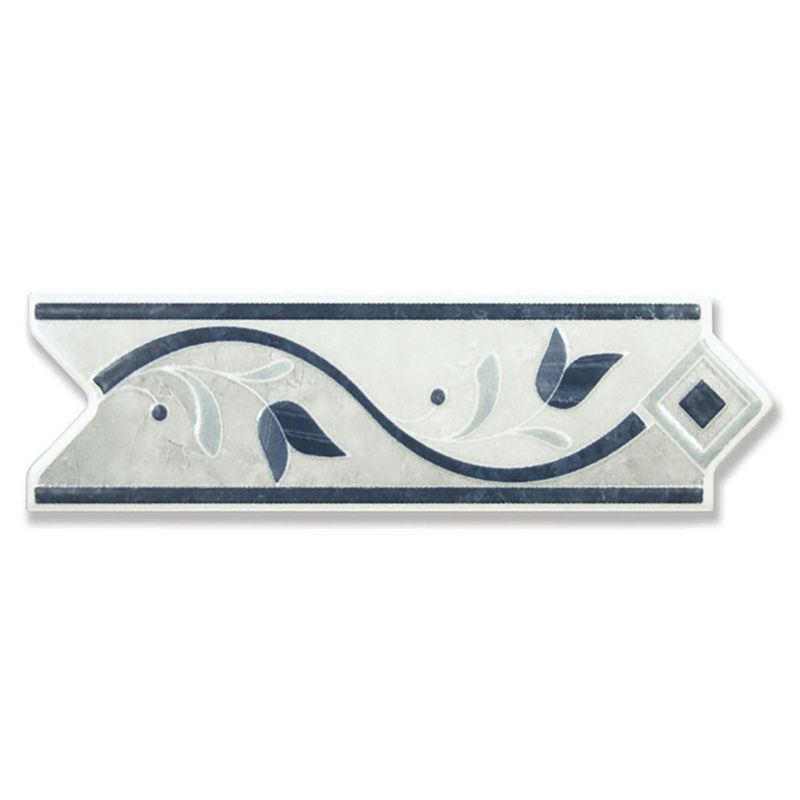 Cocemex - Cenefa Magnolia gris/azul 6X20 cm