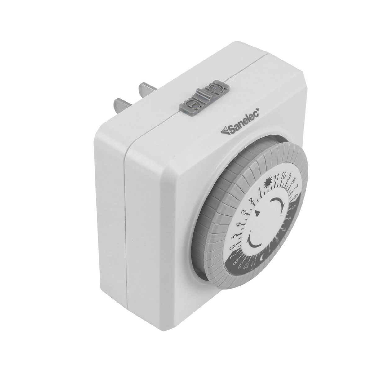 Sanelec - Temporizador Analógico Programacion Encendido y Apagado de Aparatos