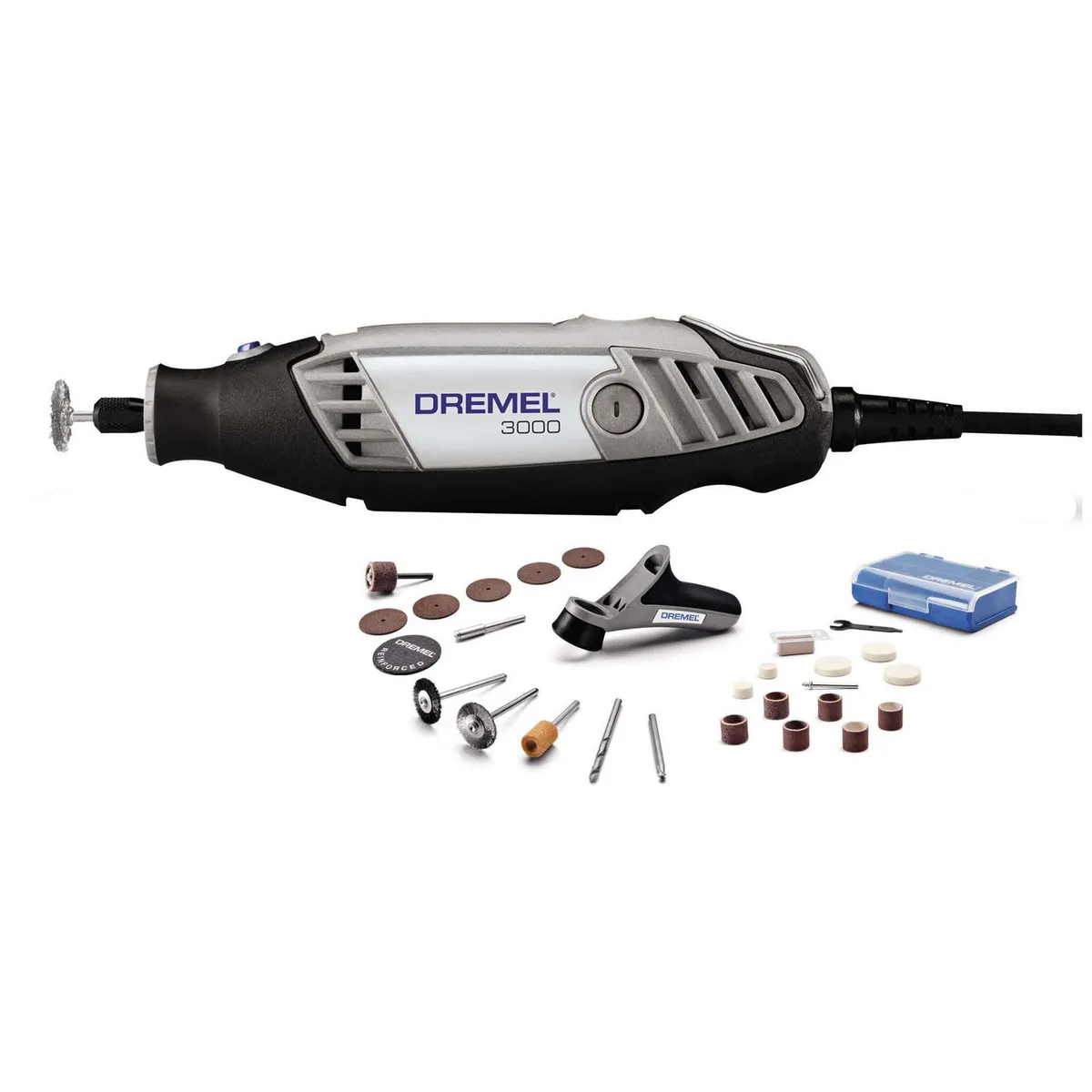 Bosch - Dremel 3000 kit con 1 aditamento y 26 accesorios