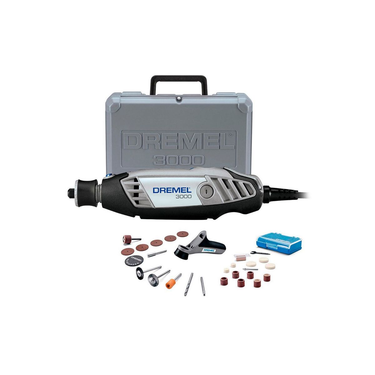Bosch - Dremel 3000 kit con 1 aditamento y 26 accesorios