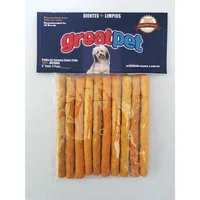 Palitos de carnaza sabor pollo 5" 10 pzas