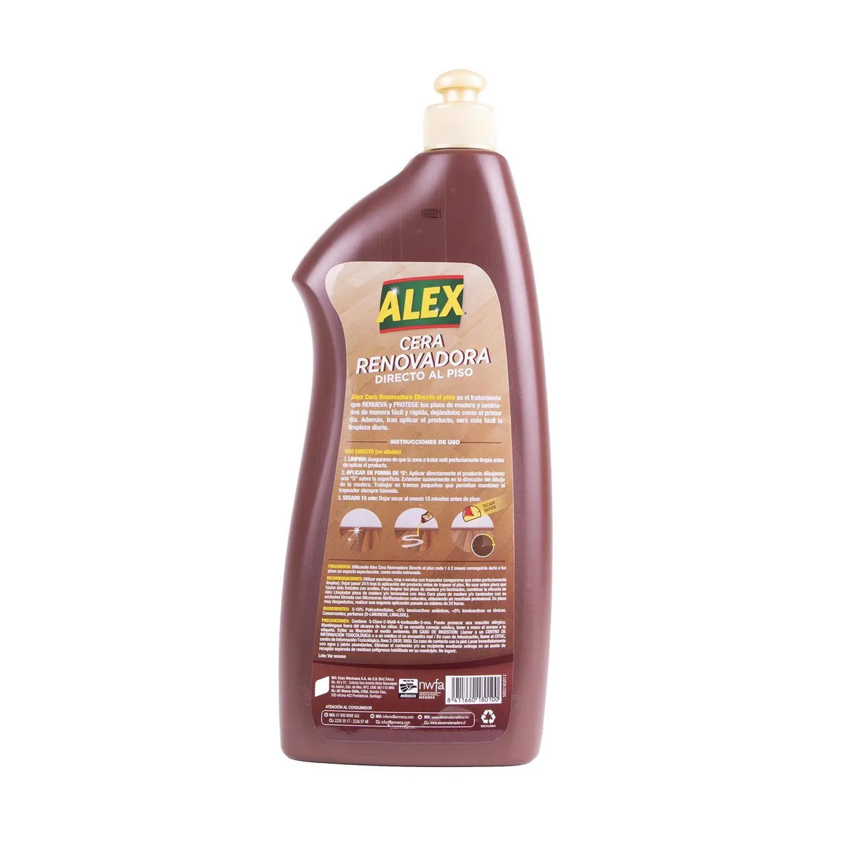 Alex - Cera renovadora para pisos laminados y de madera