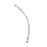 Manguera   tramado  aluminio tuercas ac.inox 35cm