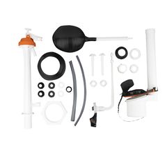 Juego completo de herrajes plastico p/wc