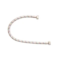 Manguera   tramado  aluminio tuercas ac.inox 55cm