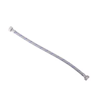 Manguera   lavabo acero inox ll 1/2x1/2x40