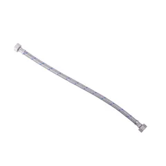 Manguera lavabo acero inox ll 1/2x1/2x40