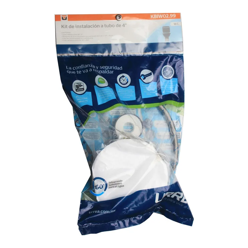 Urrea - Kit de WC a Instalación de Tubo de 4"
