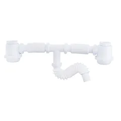 Cespol doble bote grande fregadero s/con