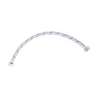 Manguera   tramado  aluminio tuercas ac.inox 40cm