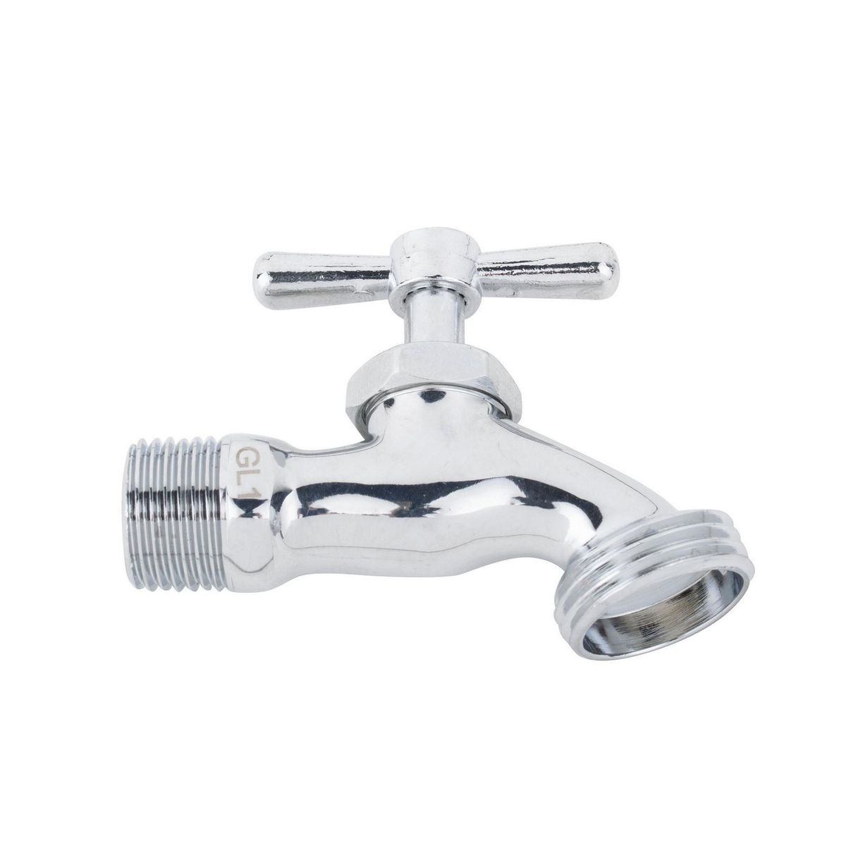 Llave p/manguera compacta cromada, marca Urrea - Foto Principal