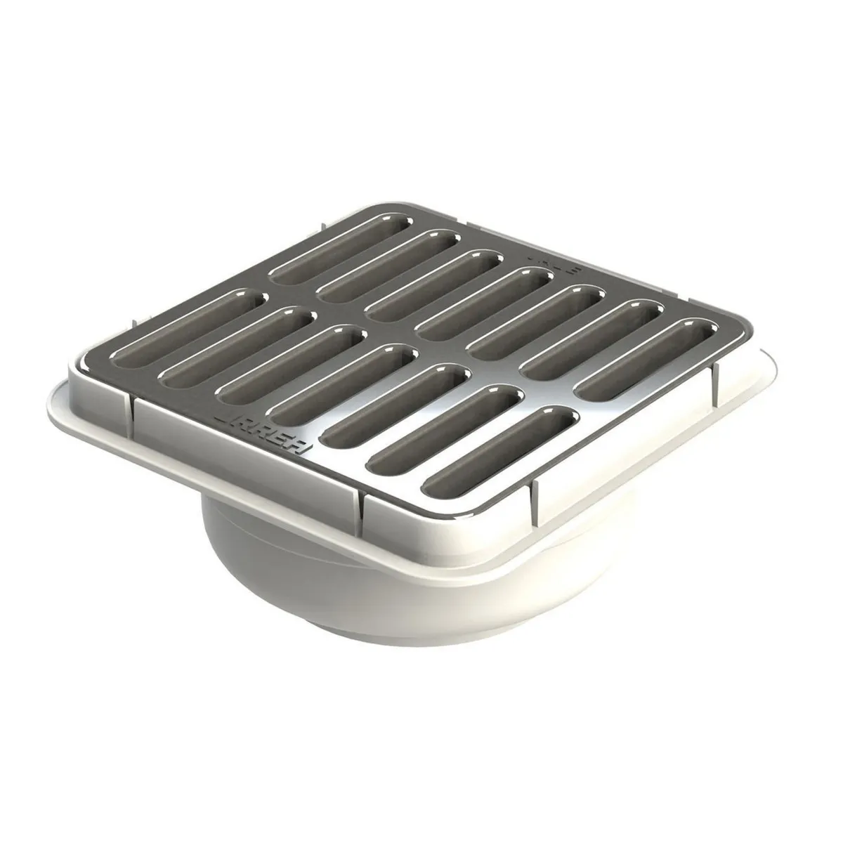 Urrea - Coladera cuadrada universal rejilla crom