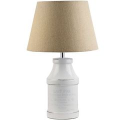 Lámpara de Mesa Bote Lechero 1 Luz E26