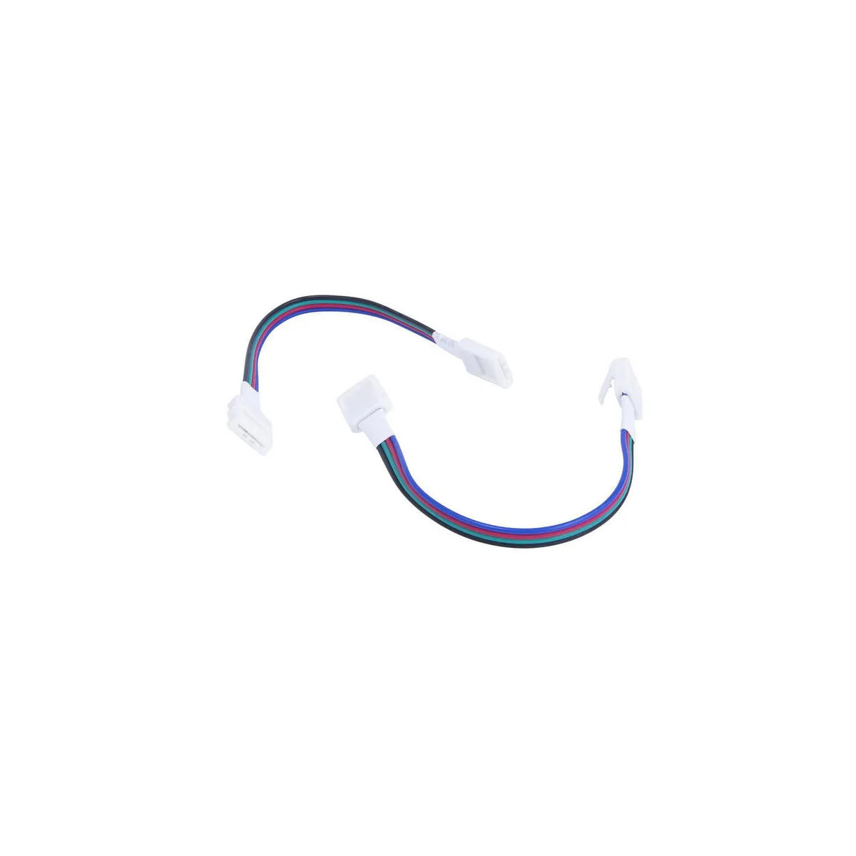 Cable con Doble Conector de Presión para Tiras RGB, marca Tecno Lite Aplica - Foto Principal