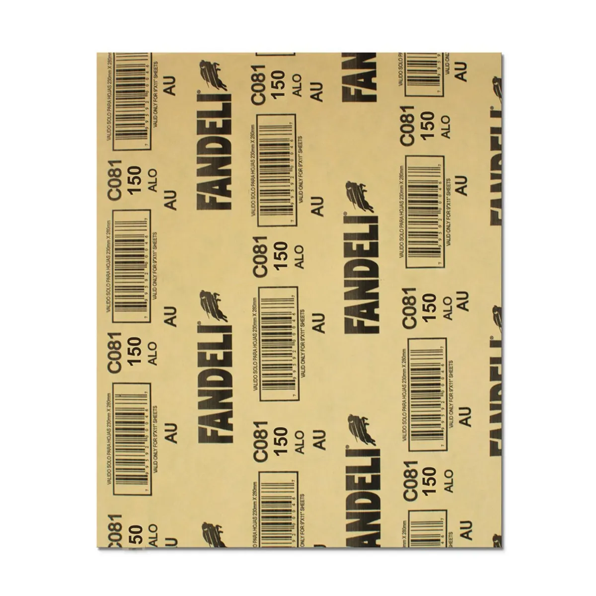 Fandeli - Hoja de lija de madera c- 081 150