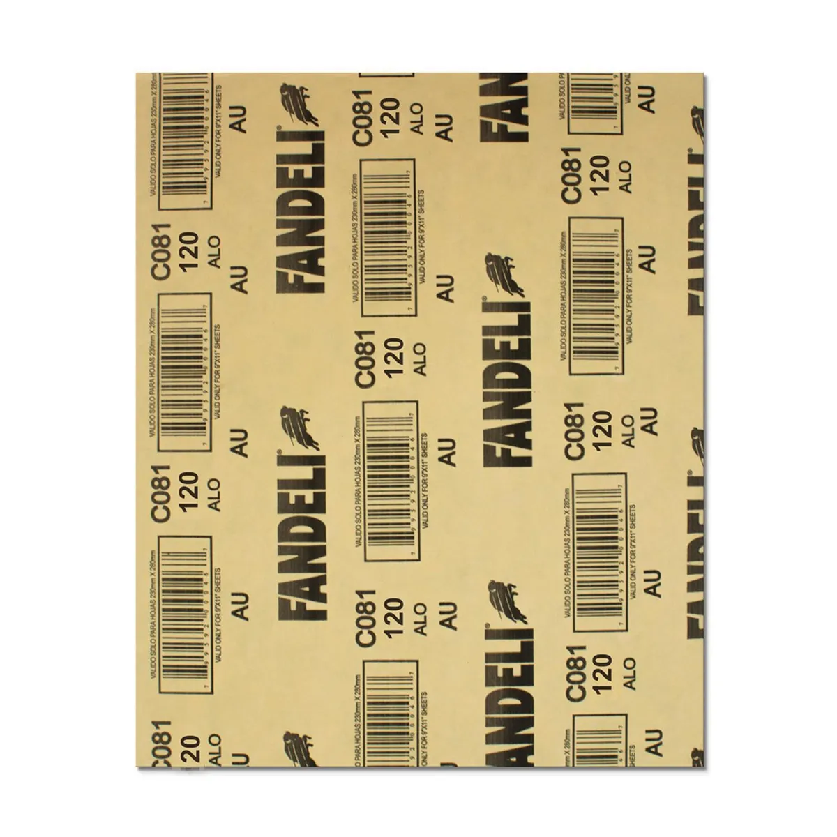 Fandeli - Hoja de lija de madera c- 081 120
