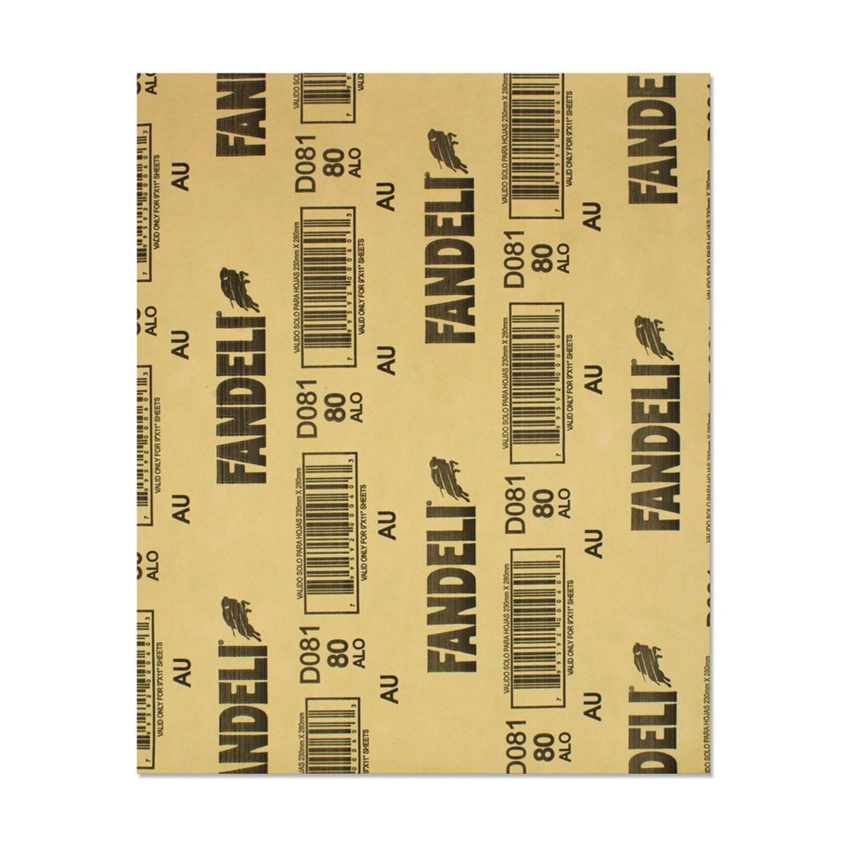 Fandeli - Hoja de lija de madera d- 081 080