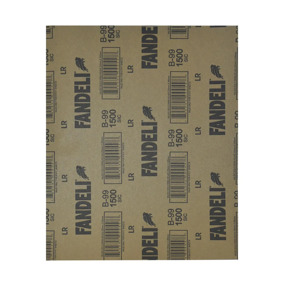 Fandeli - Hoja de lija de agua b- 99 1500