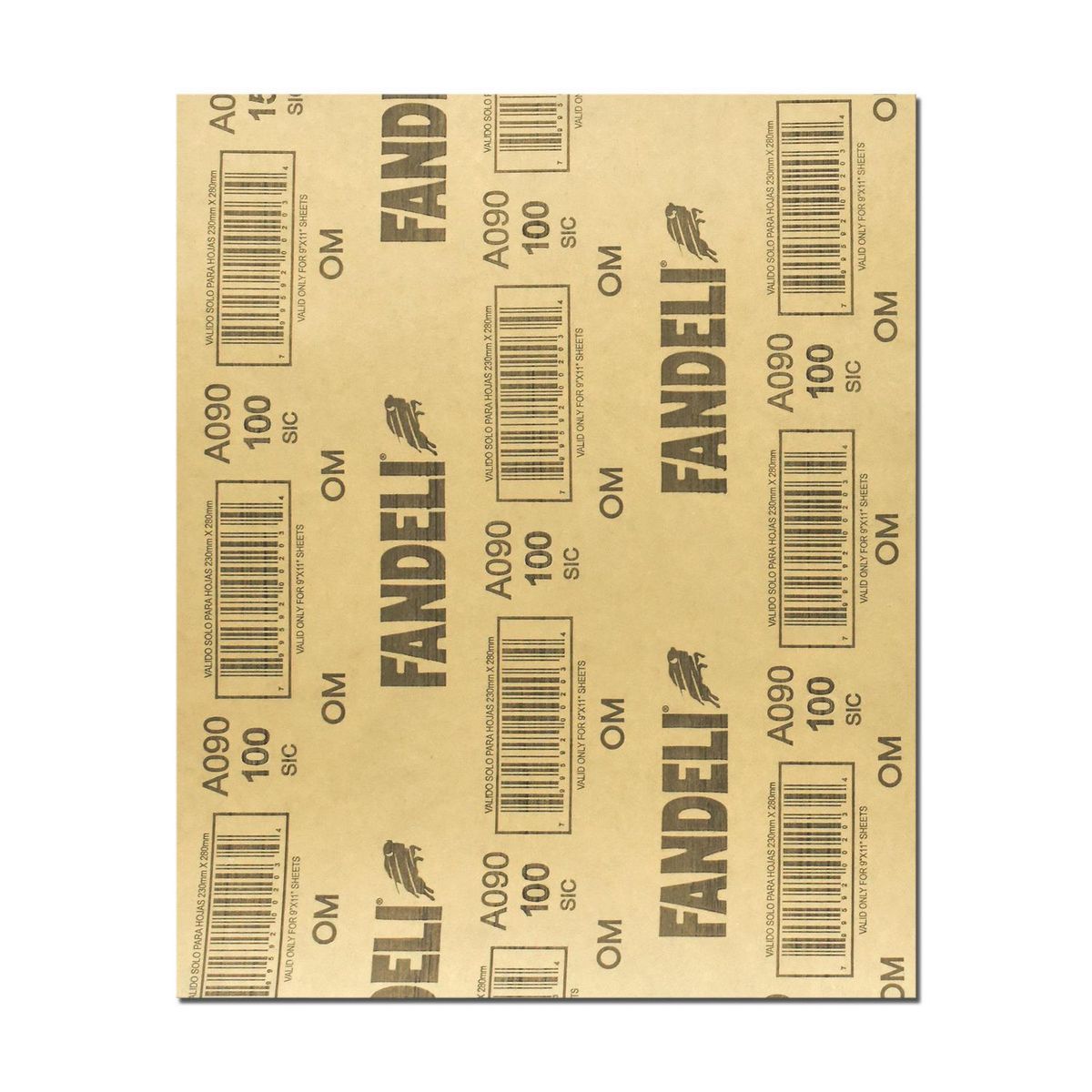 Fandeli - Hoja de lija de estearato a- 090 100