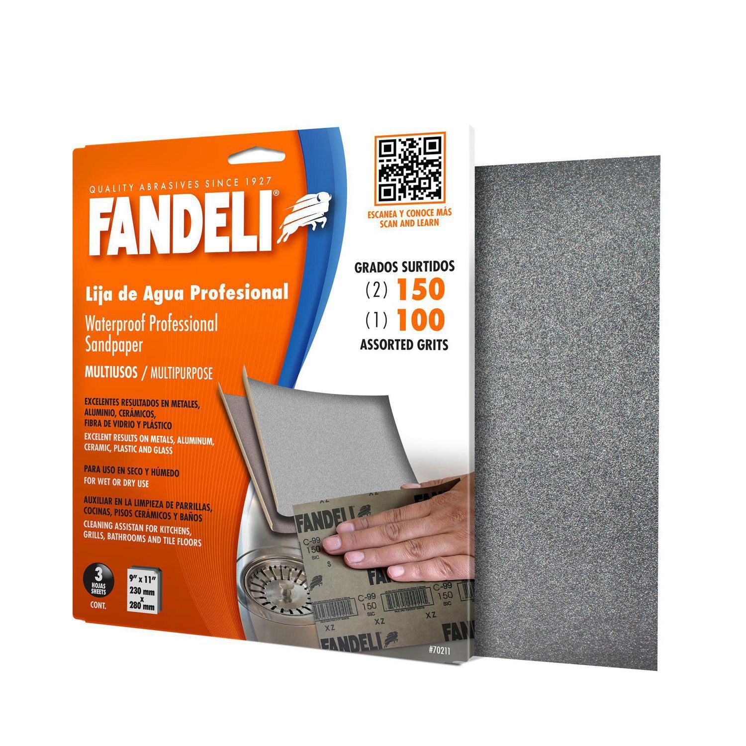 Fandeli - Kit hoja multiusos 3 piezas