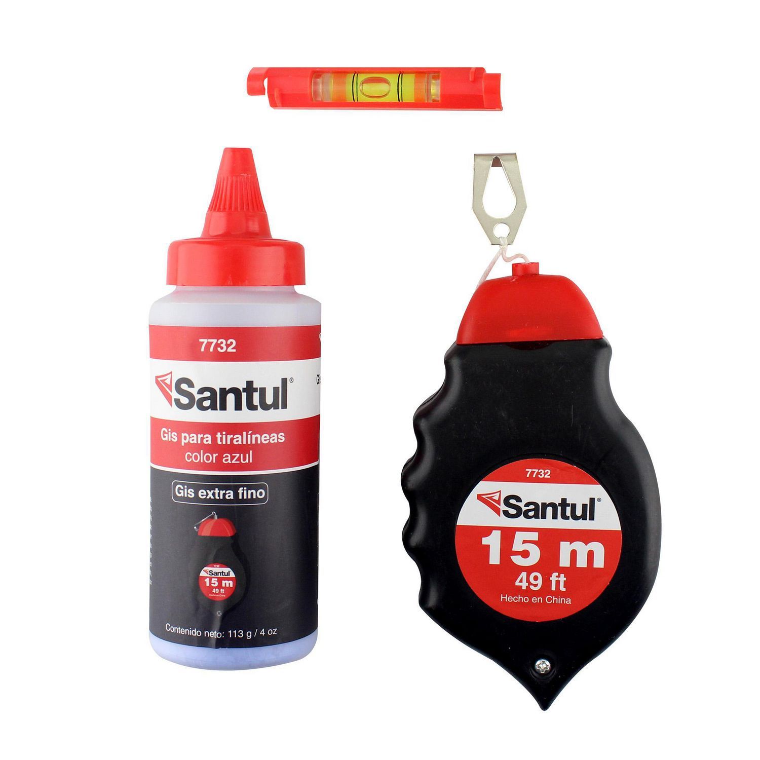 Santul - Tiralíneas plástico 15 m c/gis