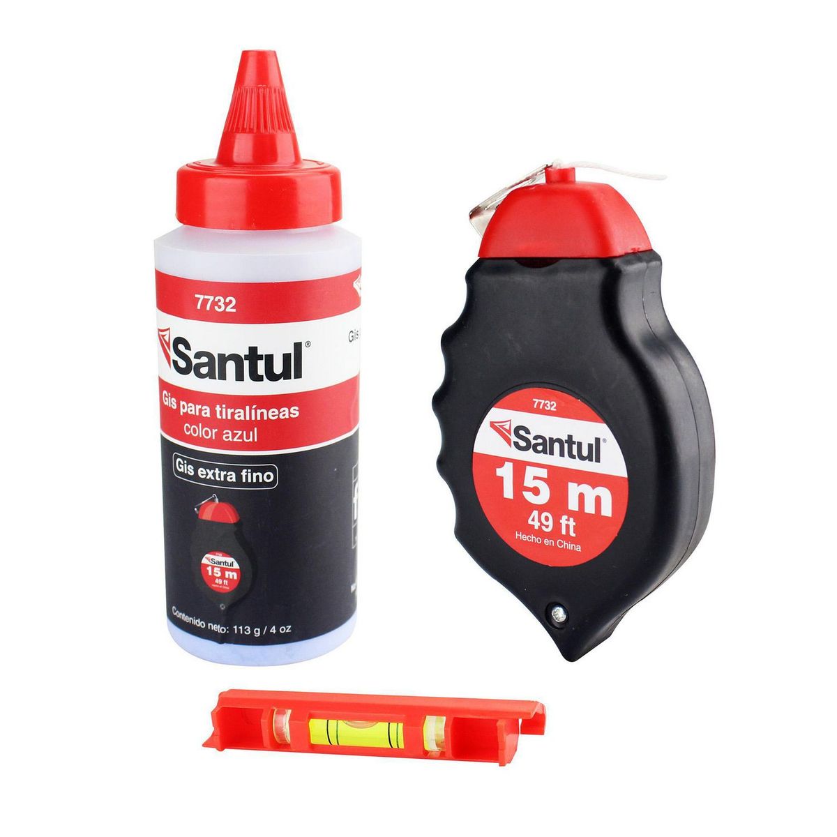 Santul - Tiralíneas plástico 15 m c/gis