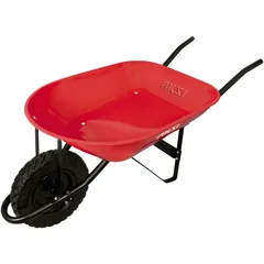 Carretilla de 4.5 ft3 (roja) bastidor metálico