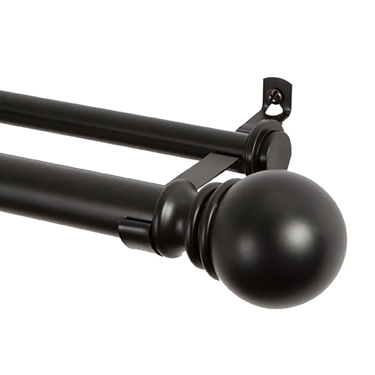 Cortinero Doble Layla Negro Mate 76-213 cm, marca Kenney - Foto 2