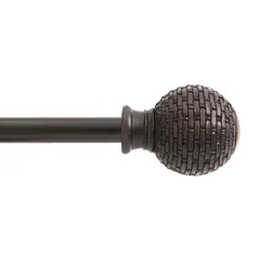 Cortinero Bola Tejida Chocolate 122-218 cm