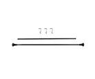 Cortinero Irvington Negro Mate 168-305 cm