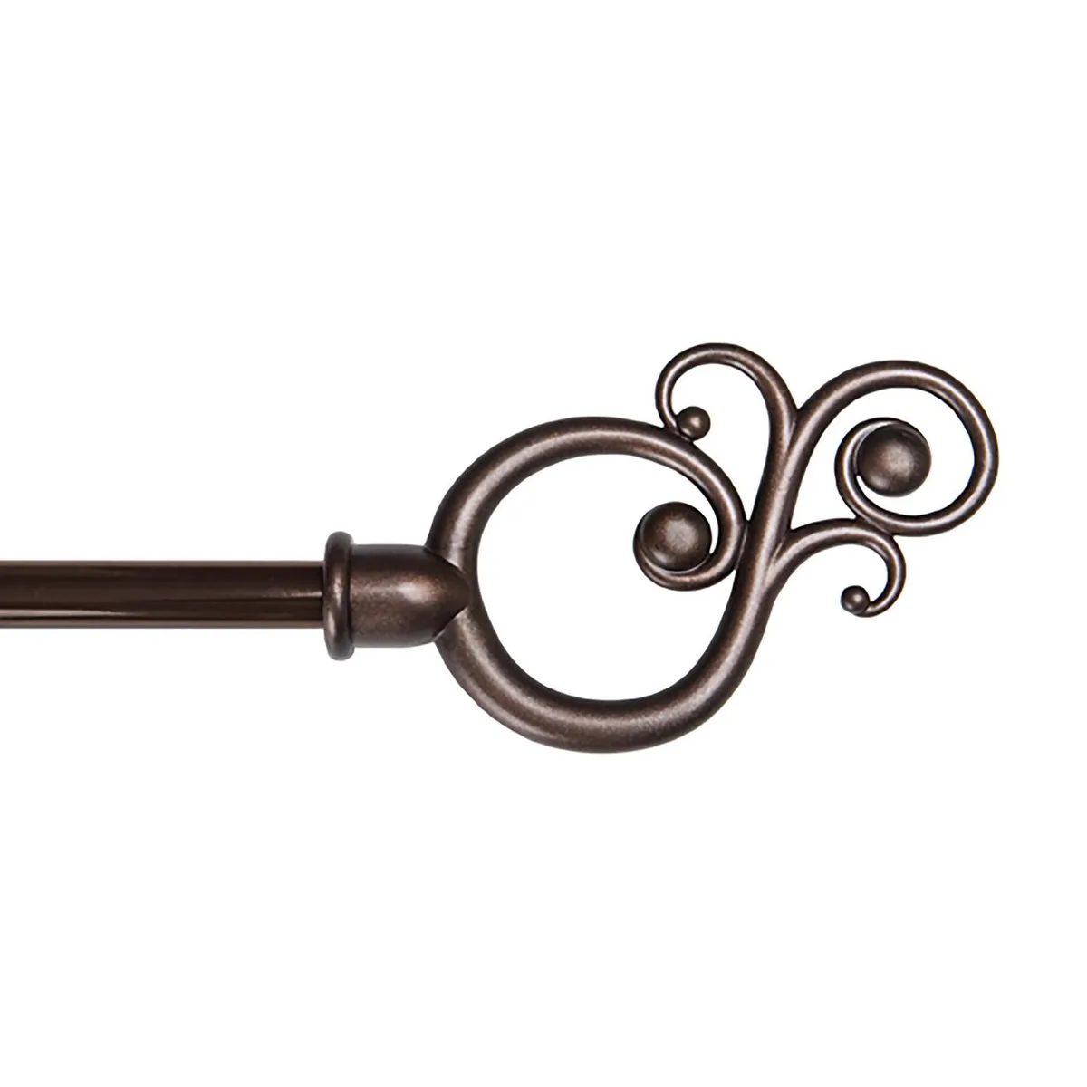 Cortinero Valencia Chocolate 122-218 cm, marca Kenney - Foto 2
