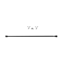Cortinero Amelia Negro 71-122 cm