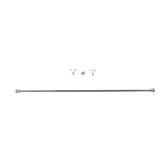 Cortinero Ashby Plata Satinado 71-122 cm