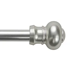 Cortinero Ashby Plata Satinado 122-213 cm
