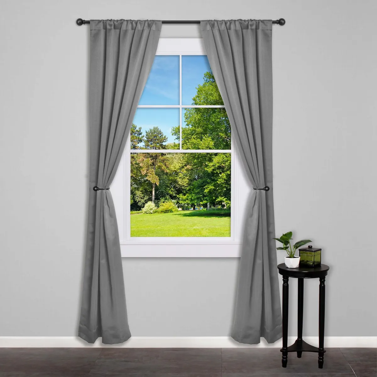 Kenney - Set de 2 Abrazaderas Metálicas Bola Negra