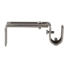 Set de 2 Soportes Ajustables Plata Satinada