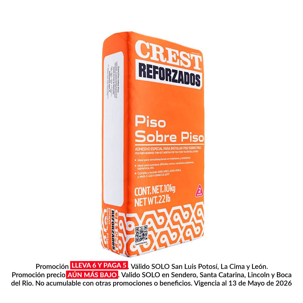 Crest - Adhesivo crest piso sobre piso