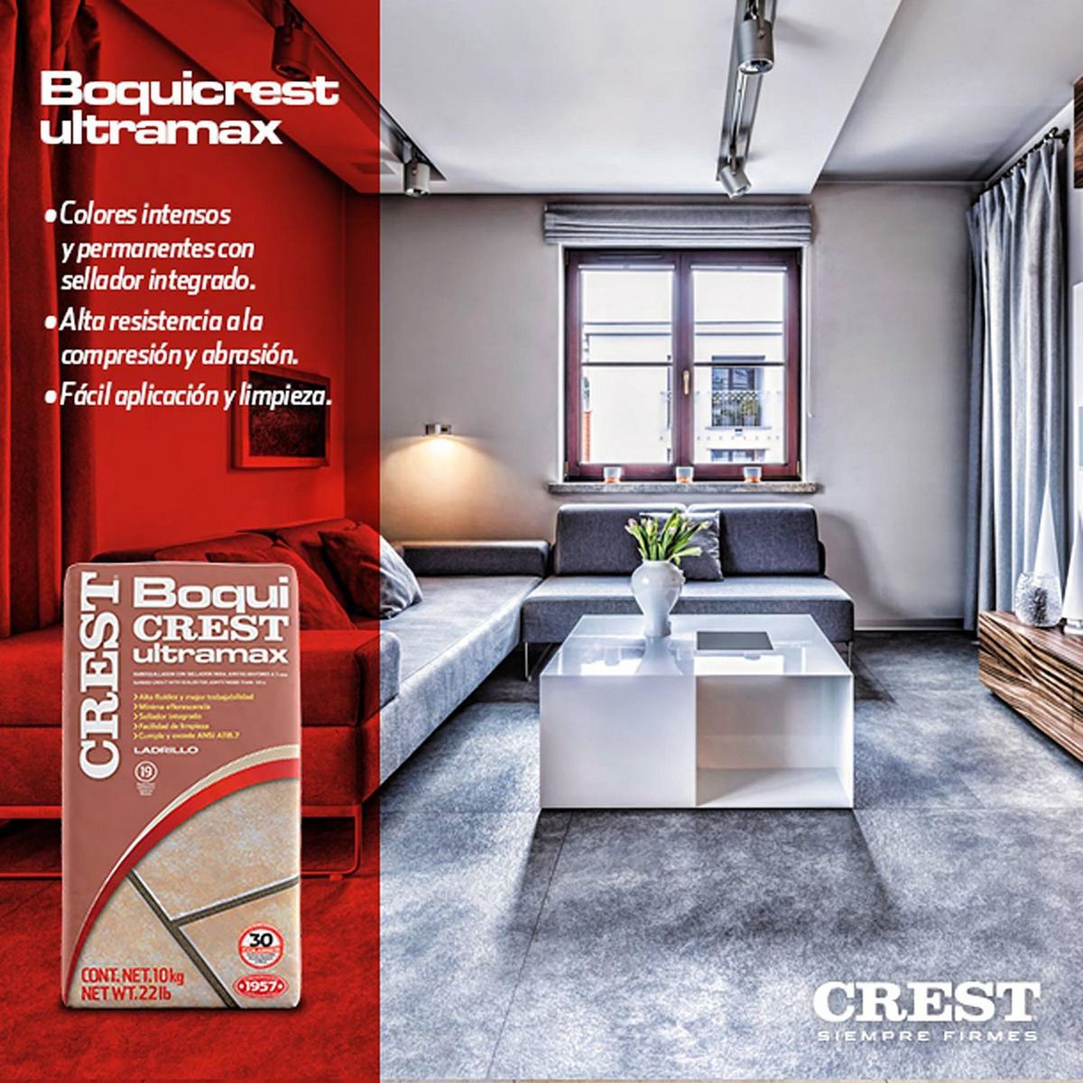 Crest - Boquilla Boquicrest Ultramax ladrillo 10 kg