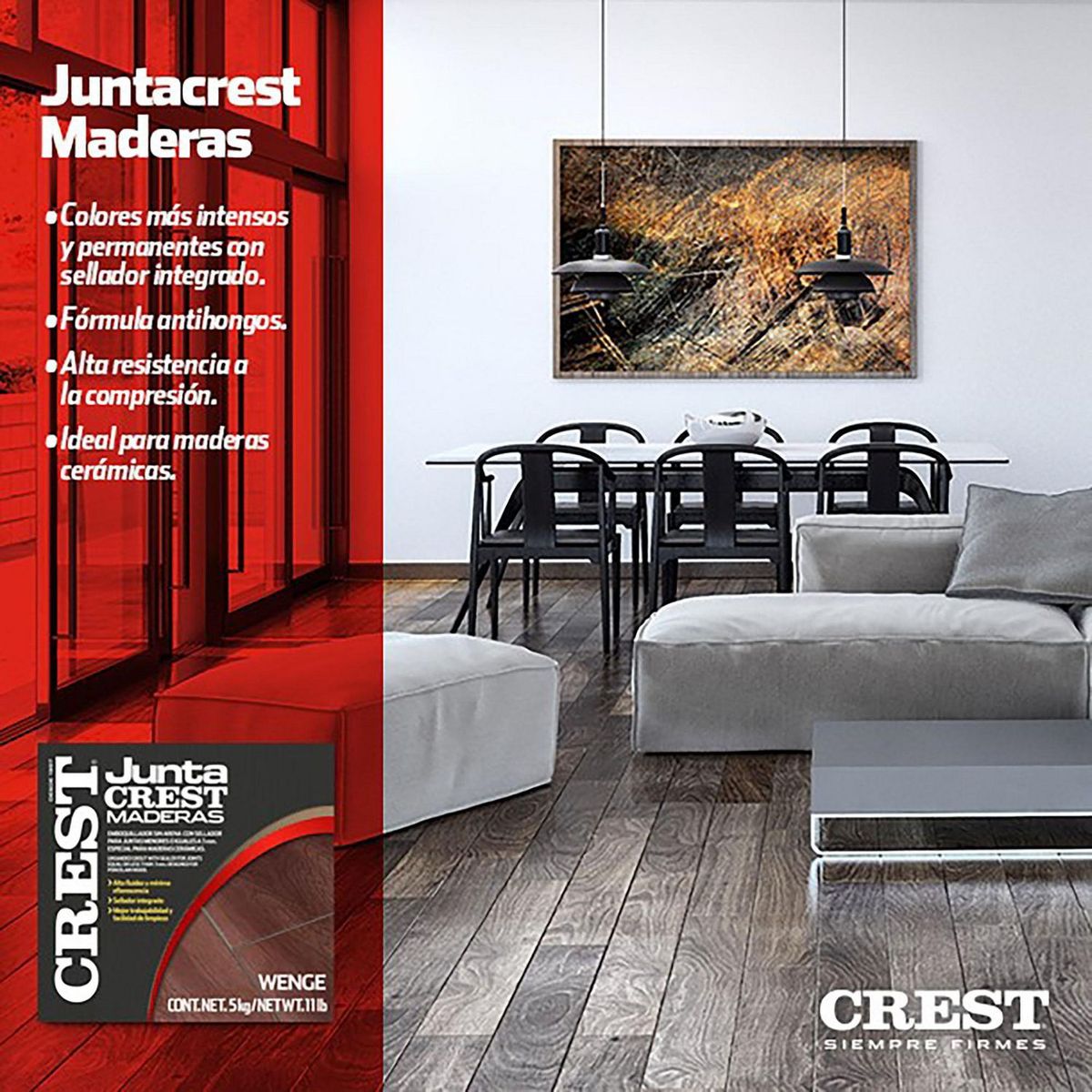 Crest - Boquilla Juntacrest gamuza 5 kg