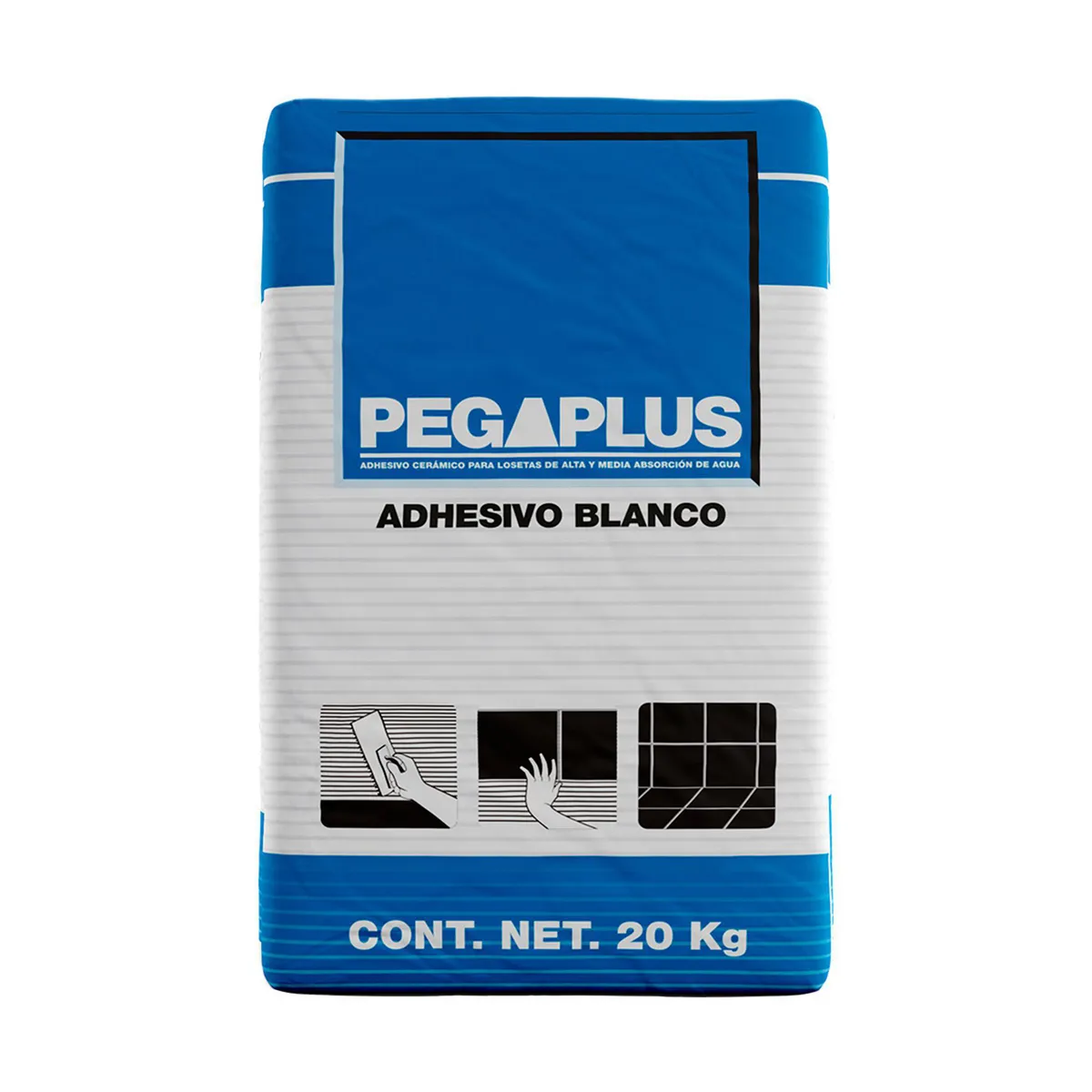 Pegaplus - Adhesivo Pegaplus blanco 20 kg