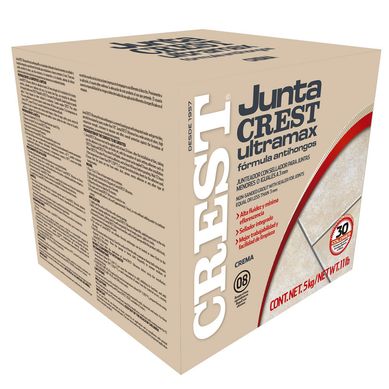 Boquilla Juntacrest Ultramax crema 5 kg