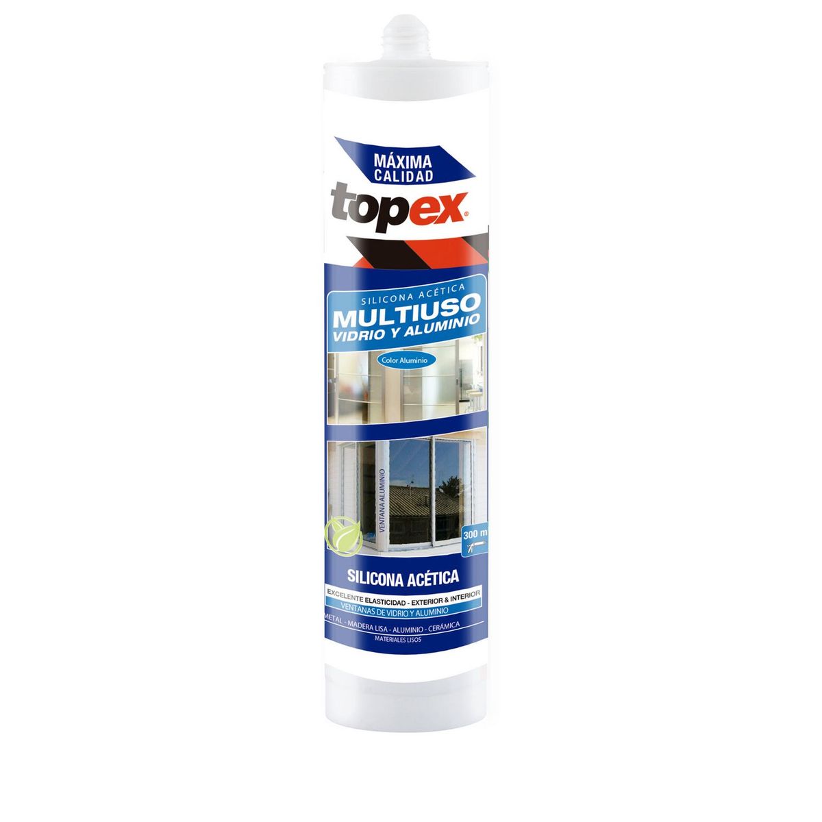 Silicona multiusos transparente 300 ml, marca Topex - Foto Principal