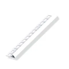 Remate azulejos PVC blanco 8x19 mm