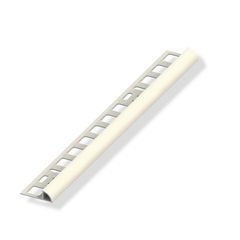 Perfil transición PVC beige claro 8x19 mm