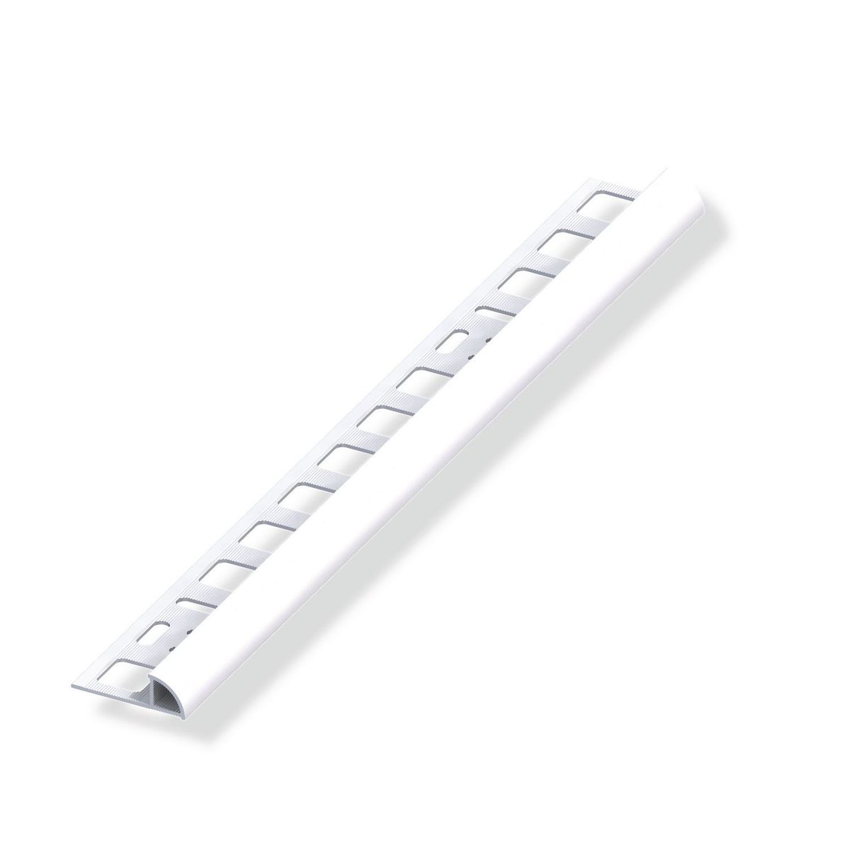 Alfer - Perfil transición PVC blanco 10x19 mm